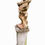 Thumbnail: Weathered Stone Composite Cherub Figure on Pedestal