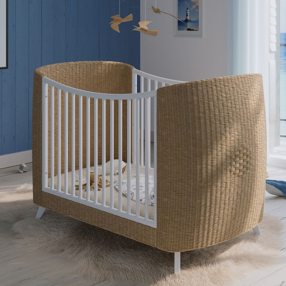 Miniature : Matelas Bébé pour lit Coquillage 70x140 cm Aloe Vera