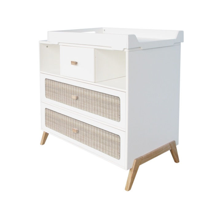 Miniature : Commode à langer Marélia Neige