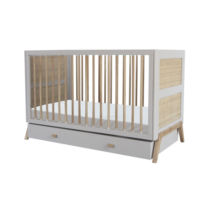 Thumbnail: Marélia Lune 70 x 140 cm Evolutive baby bed 