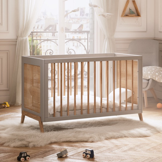 Lit Bebe Evolutif Marelia 60 X 1 Cm Lune Theo Bebe
