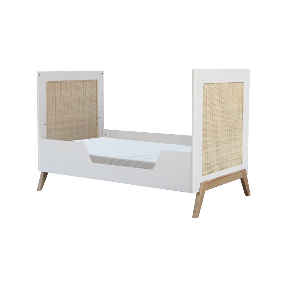 Thumbnail: Marélia Neige 60 x 120 cm  evolutive baby bed 