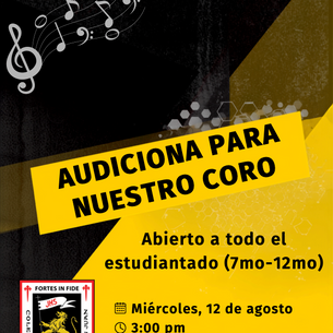 ¿Cantas? Te estamos buscando...