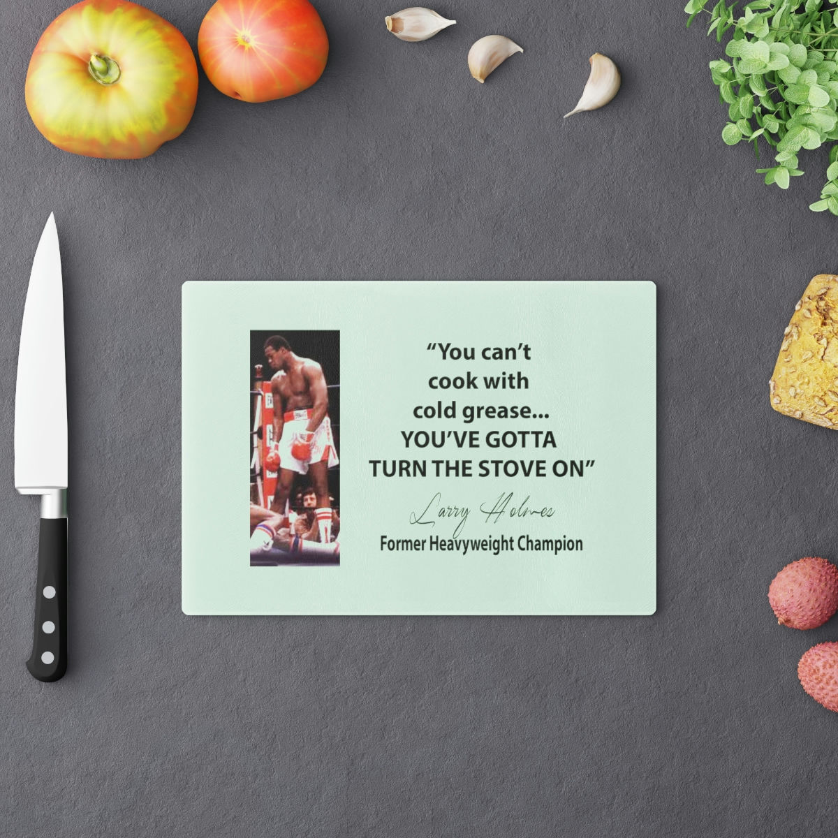 "You Cant Cook..." Cutting Board