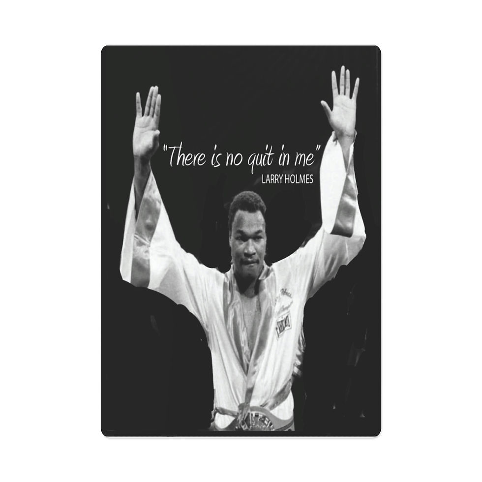 "No Quit In Me" Poker Cards