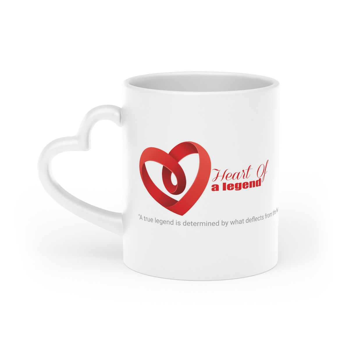 HEART OF A LEGEND - LIMITED EDITION - Heart-Shaped Mug