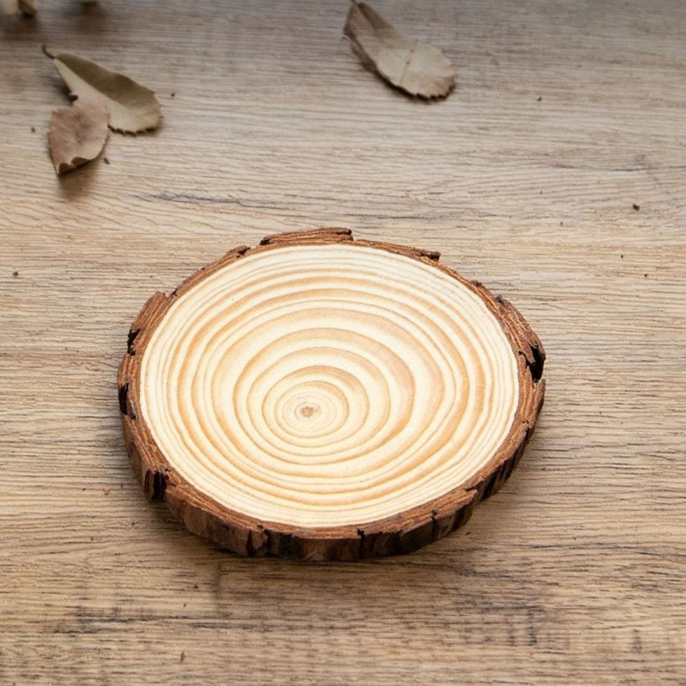 Miniaturbild: Kerzenfuß aus natürlichem Kiefernholz