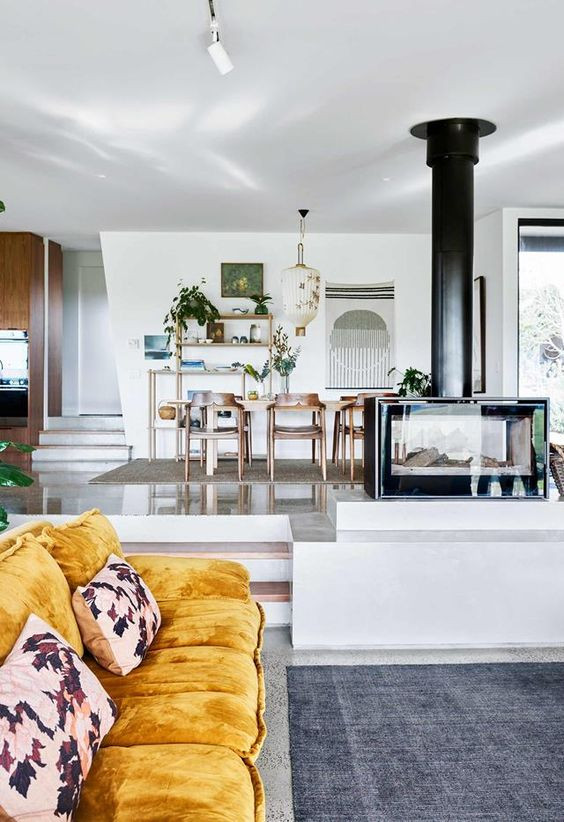 Top Interior Design Trends Making A Comeback: Sunken Living Rooms