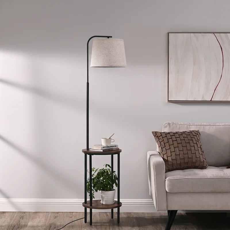 Task lighting (offered by floor lamps) and aesthetics (created by decorative pieces) are both indispensable parts of a beautiful and practical living room. However, not everyone has space for a lamp to set the mood and a side table to present accent pieces. A good solution to this is to purchase something with both built-in lighting and a tabletop to effortlessly enhance the ambience of a small lounge.