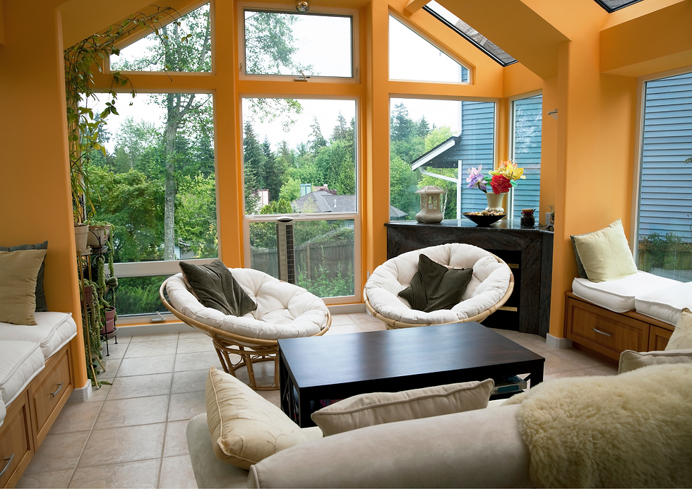 Bug-free room: A sunroom means you don’t have to stress about disease-ridden mosquitoes and other insects preying on your family as you sip on a margarita and enjoy a summer evening sunset.