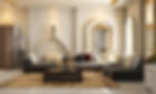 The furniture items of this style have a very sophisticated presence (with elements such as pearl inlay and wrought iron scrollwork) and are set relatively low to the ground. Additionally, Moroccan lighting focuses on lamps and pendants creating a dimly-lit ambience. Using candle lights for a romantic touch is also a common practice.