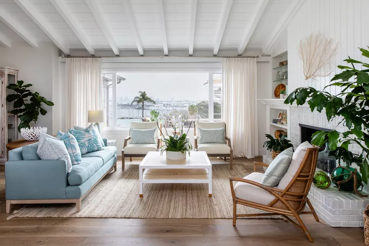 What better feeling than relaxing by the seaside under the warmth of the Summer Sun while listening to the soothing swooshing of the beach waves? Aren’t the lovely sounds, appealing views, and beautiful colours of the beach an instant mood lifter? Let’s take this joy back to the interior of our homes by using the same colour palette of the beachy shades, including hues like greens, blues, tans, and creams. Create a calming retreat in your bathroom, a relaxing nook in your bedroom, or a beachy oasis in your living room by combining these hues with the 60-30-10 colour rule.