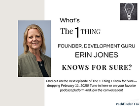 The One Thing I Know For Sure Erin Jones.png