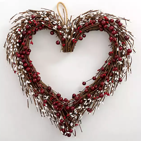 Heart Shaped Berry Wreath - From Kirklands