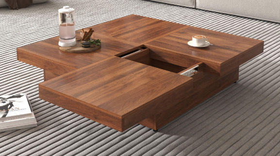 Coffee table with storage