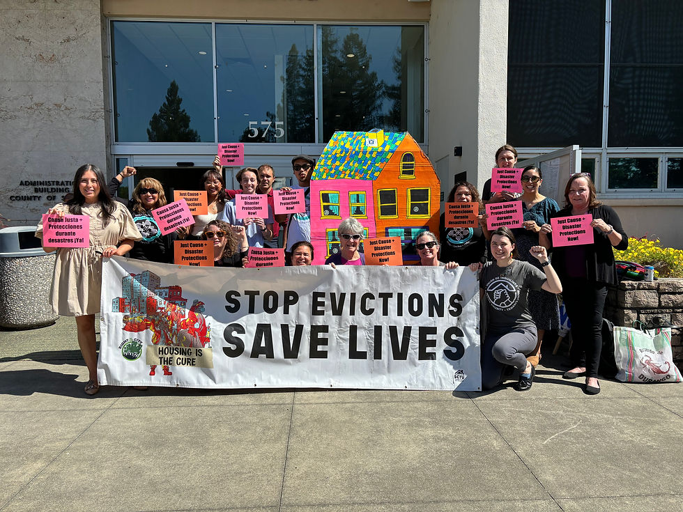 Sonoma County Renters To Secure Historic Disaster-Triggered and Anti-Displacement Protections 