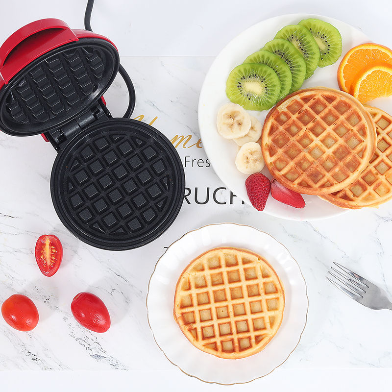 Mini Máquina Eléctrica para Waffles – Waflera Compacta Antiadherente 110V/220V