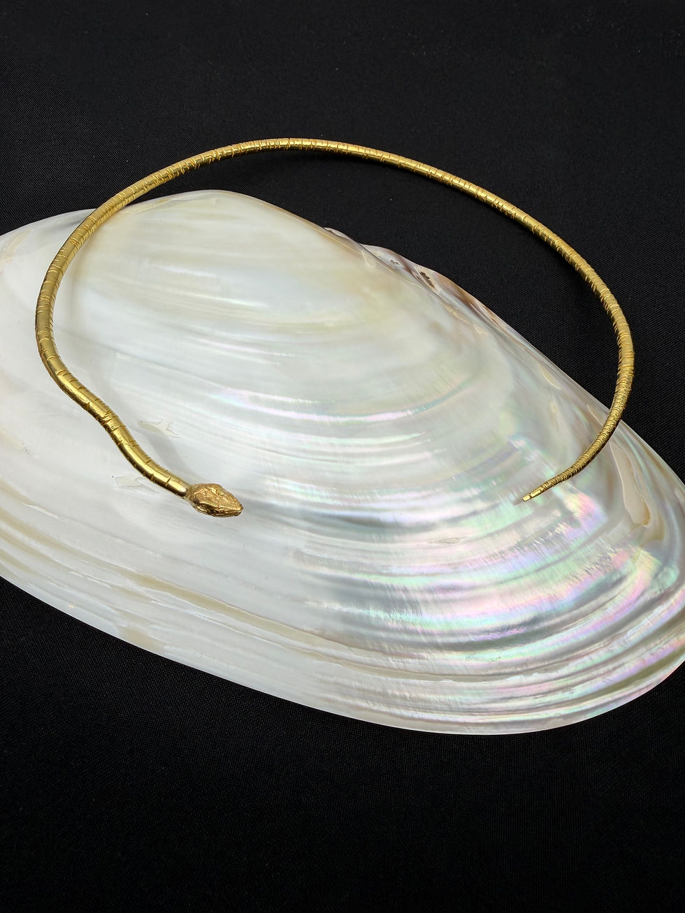 Thumbnail: Round Snake Choker Necklace