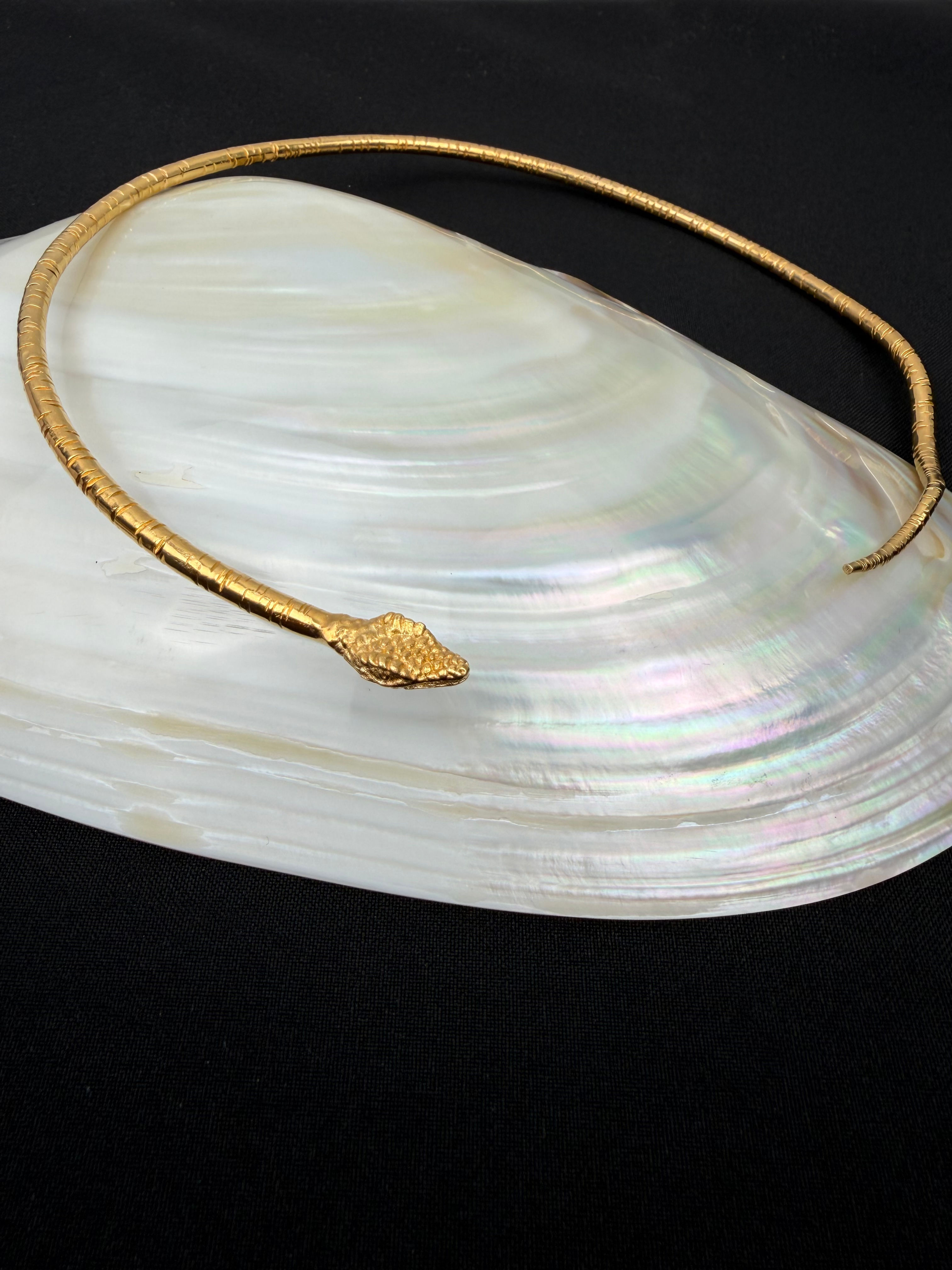 Round Snake Choker Necklace