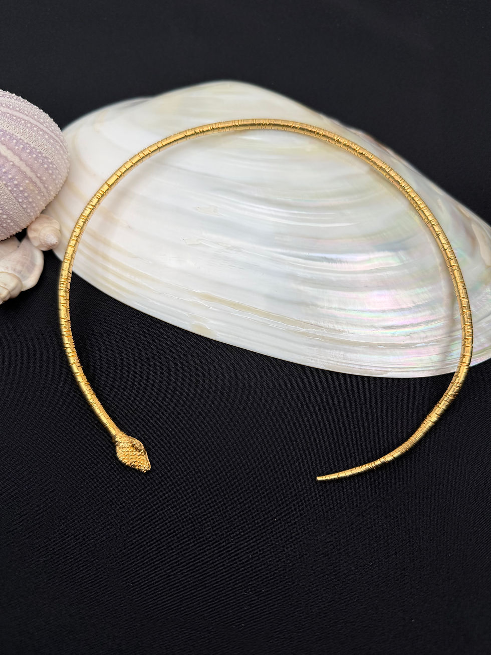 Miniaturbild: Round Snake Choker Necklace