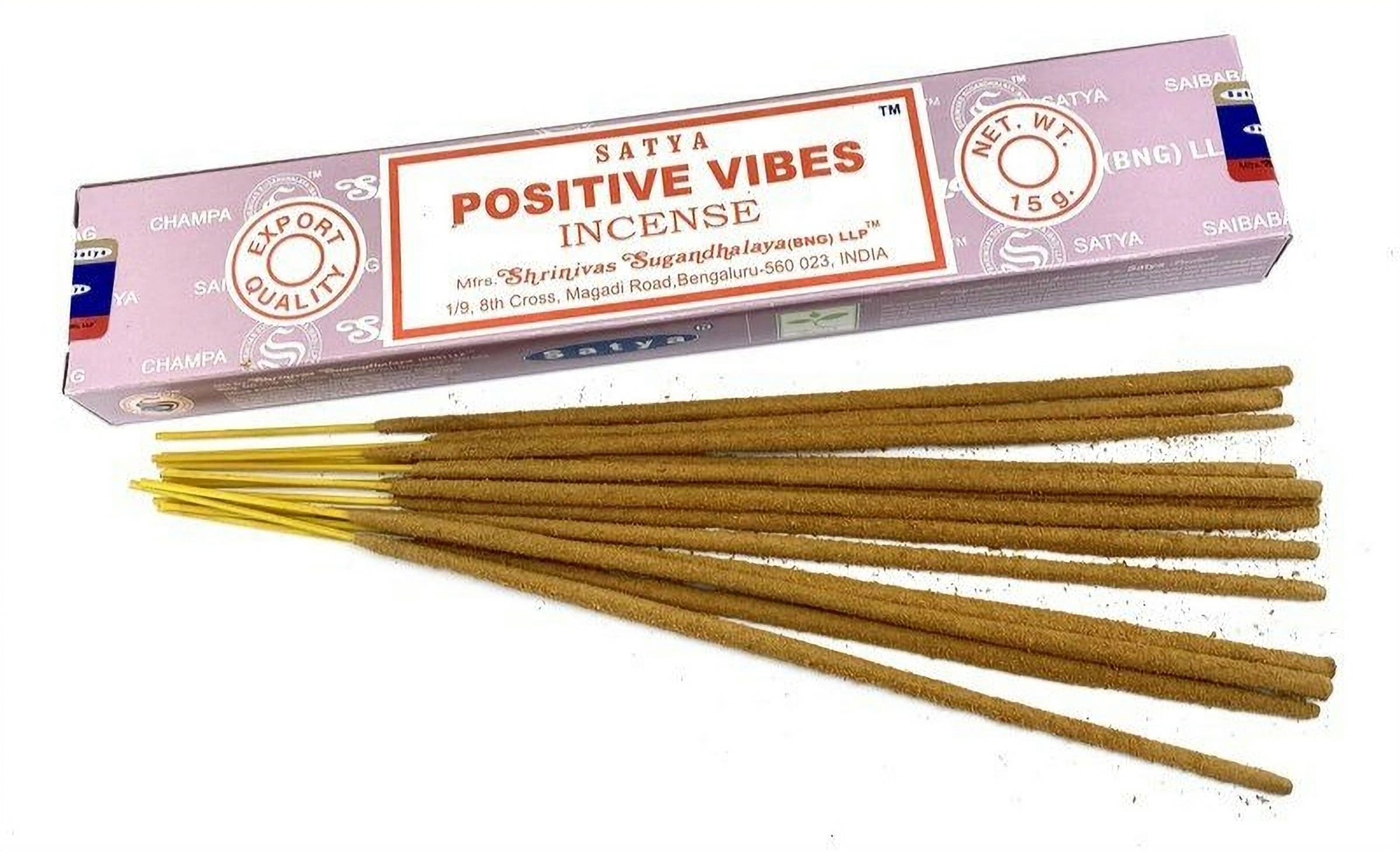 Nag Champa Positive Vibes Räucherstäbchen