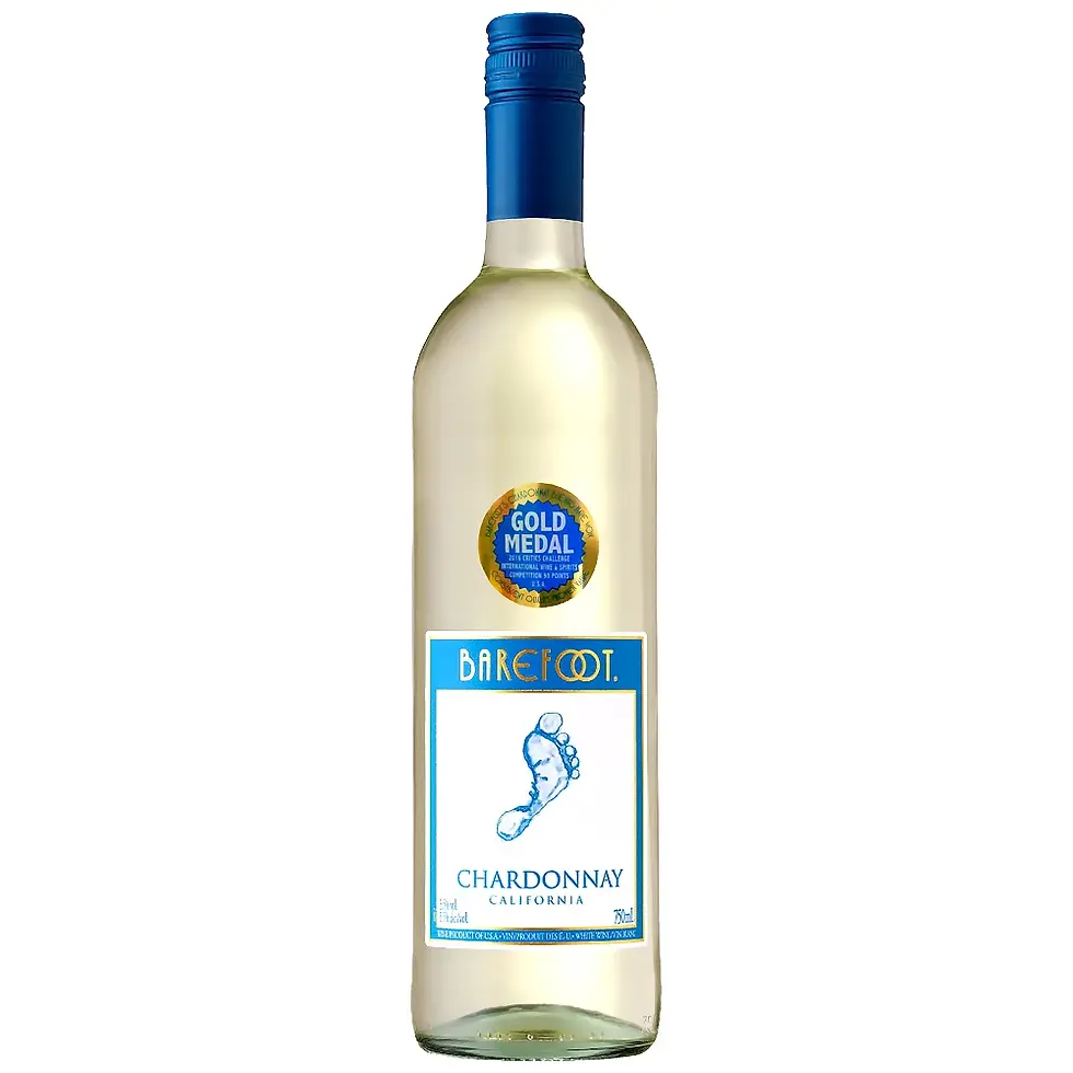 Barefoot Chardonnay x 75Cl Bottle Front