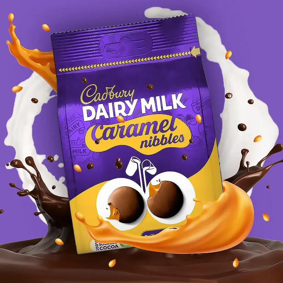Cadbury Dairy Milk Caramel Nibbles, 95g Pack