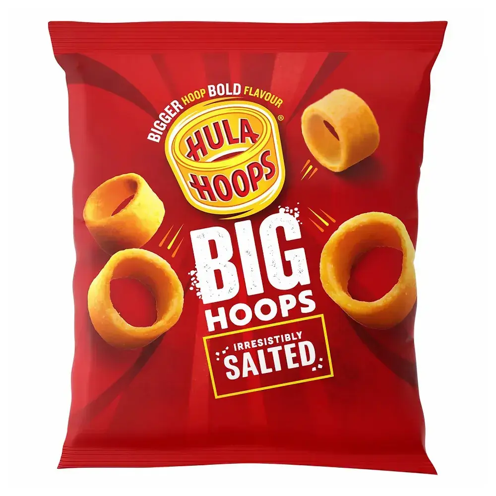 Hula Hoops Big Hoops Salted, 70g Pack