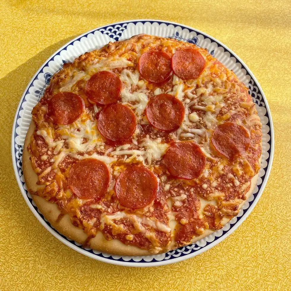 Thumbnail: San Marco Pepperoni Frozen Pizza on the Plate