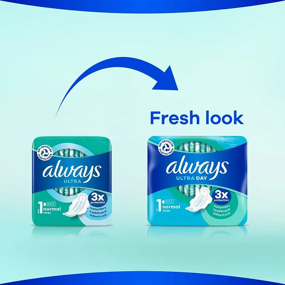 Always Ultra Day Sanitary Pads Has a Fresh Look