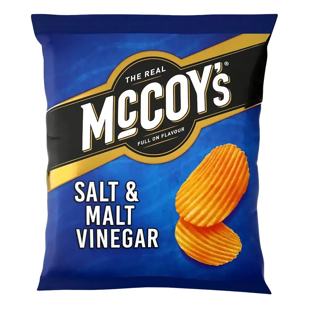 McCoy’s Salt & Malt Vinegar, 65g Pack