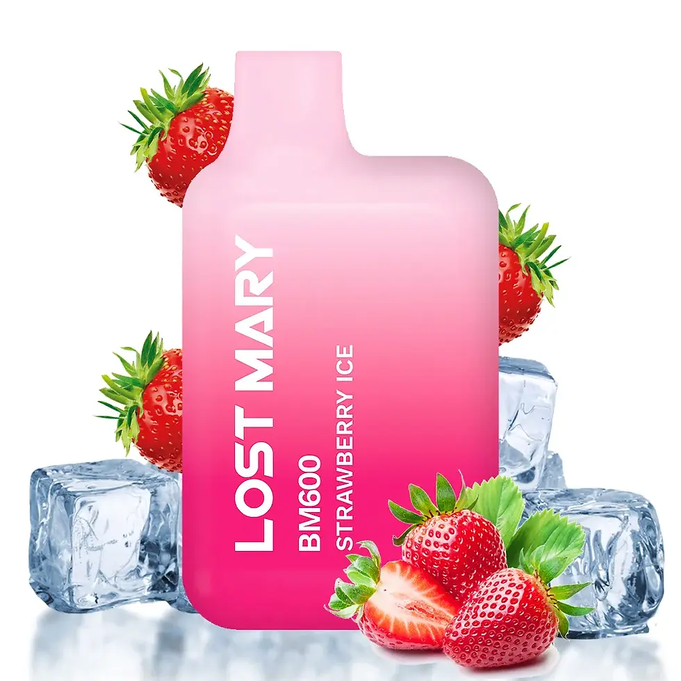 LOST MARY BM600 - STRAWBERRY ICE x 20mg Vape