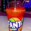 Thumbnail: A Cup Filled with Fanta Fruit Twist Slushy on the Table