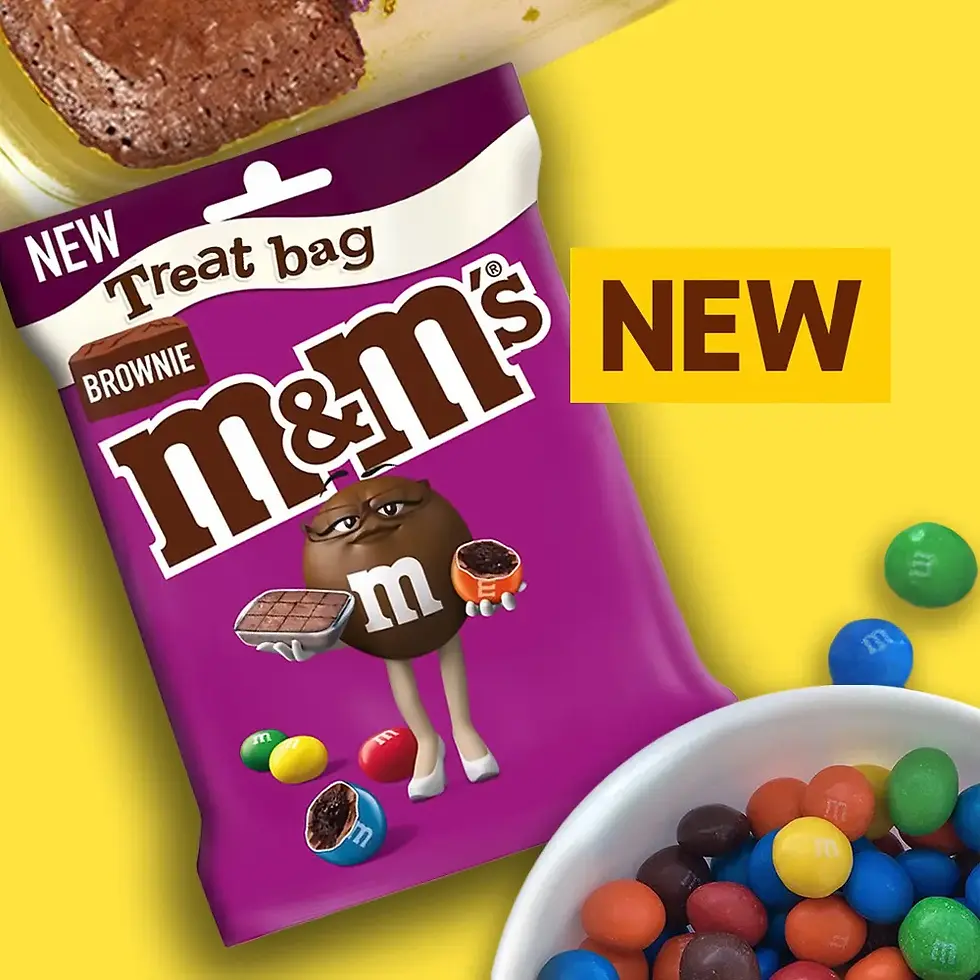 Thumbnail: M&M's Brownie Bites Milk Chocolate Treat Bag on the Table