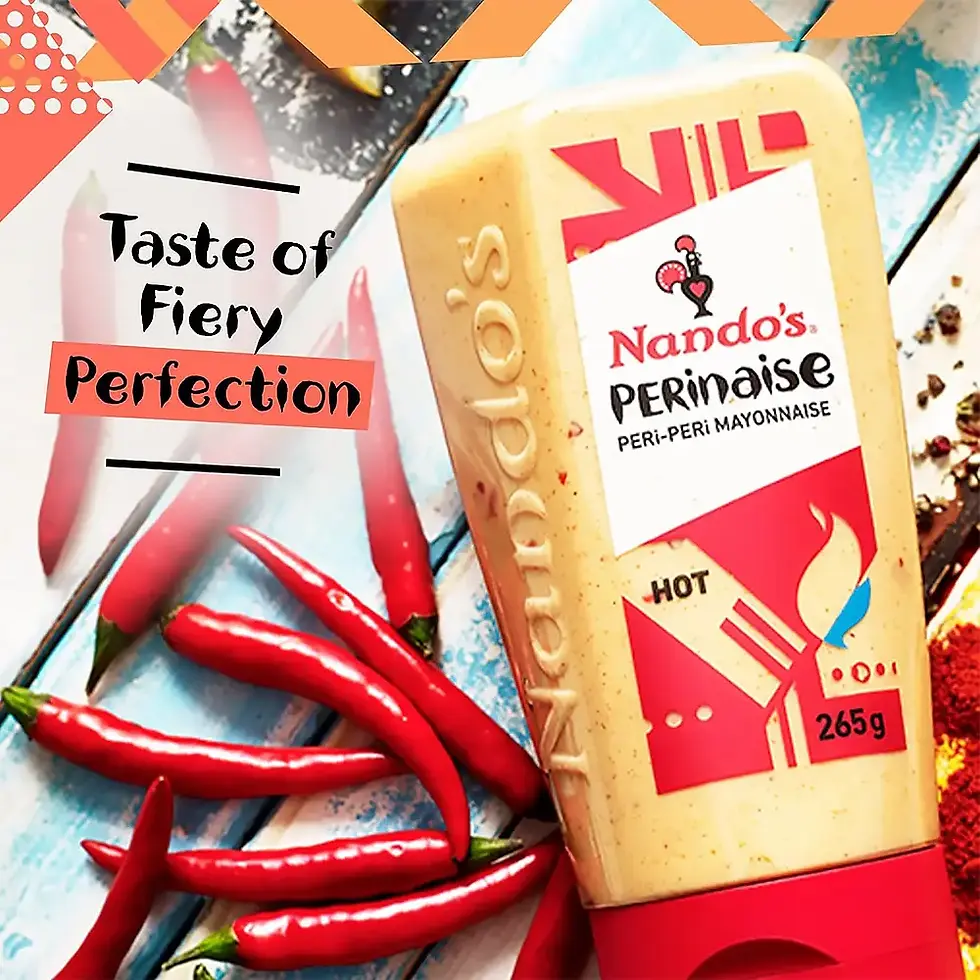 Thumbnail: Nando's Hot Perinaise Peri-Peri Mayonnaise, 265g Bottle