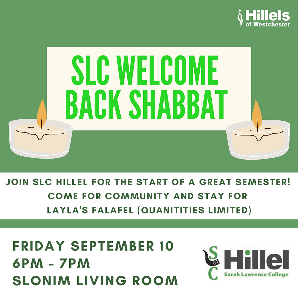 SLC Welcome Back Shabbat