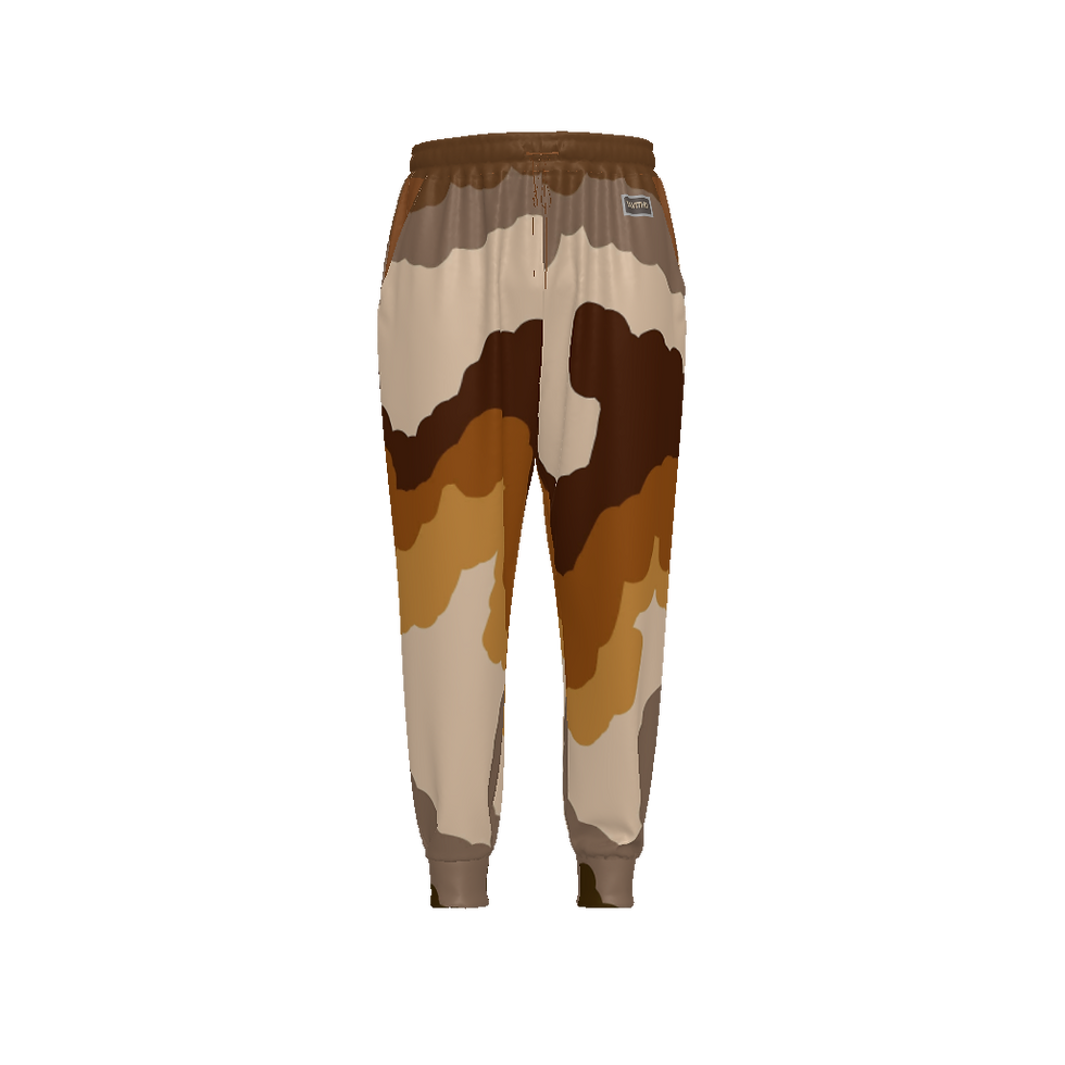 Thumbnail: All-Over Print Unisex Drawstring Waist Joggers