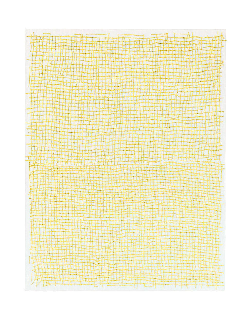 Miniature : Trame de vie jaune mimosa