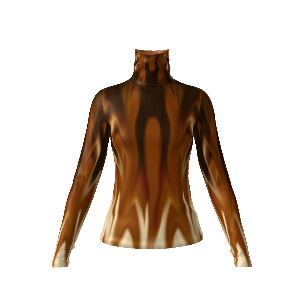 All-Over Print Women's High Neck Top