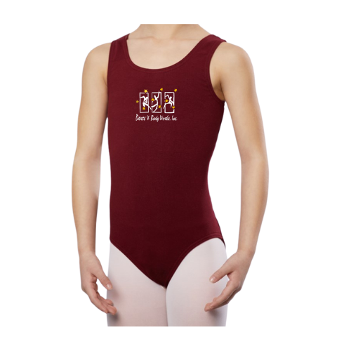 D&BW Burgundy Leotard Dance & BodyWorks