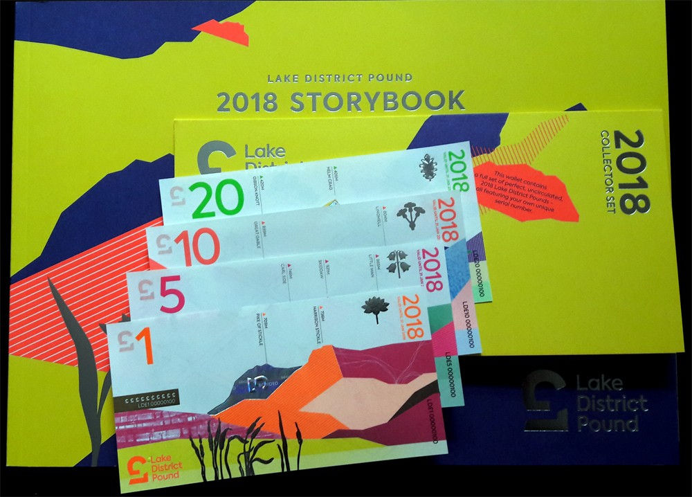 Lake District 2018 numbered set with storybook