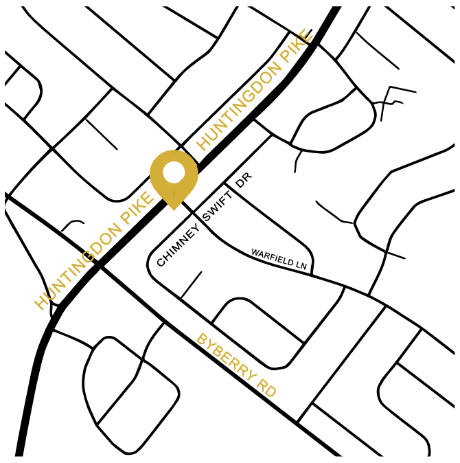 Map showing the location of Alexandra R. Darion LLC at 3564 Chimney Swift Drive, Huntingdon Valley, PA 19006