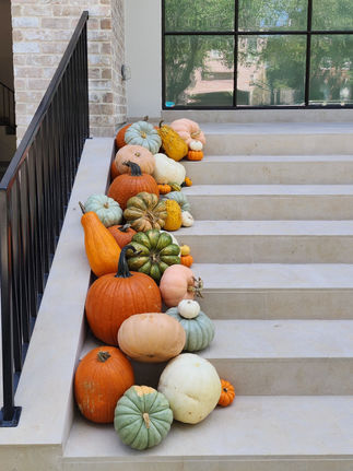 front porch pumpkins