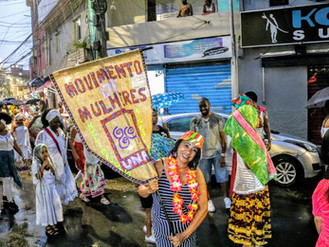 Fólia Feminista leva batucada e reivindicação das mulheres as ruas de Heliópolis
