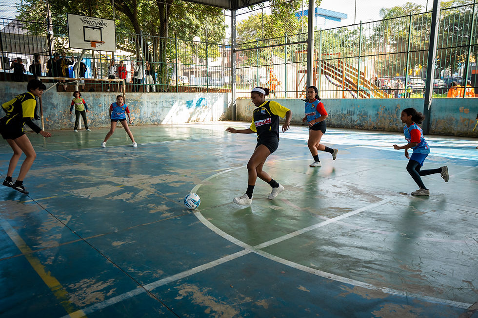 Na Copa ECA, participação feminina é proporcional à masculina, promovendo igualdade e inclusão no esporte | Foto: Marcela Muniz