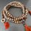 Thumbnail: Tibetan Yak Bone Hand Carved Wisdom Eye 108 Prayer Beads Mala Multi Colors