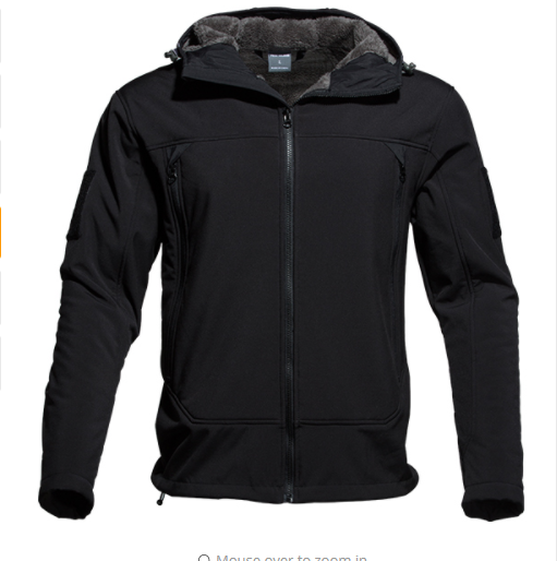 Thumbnail: Tactical Style Men's Fleece Lined Jacket