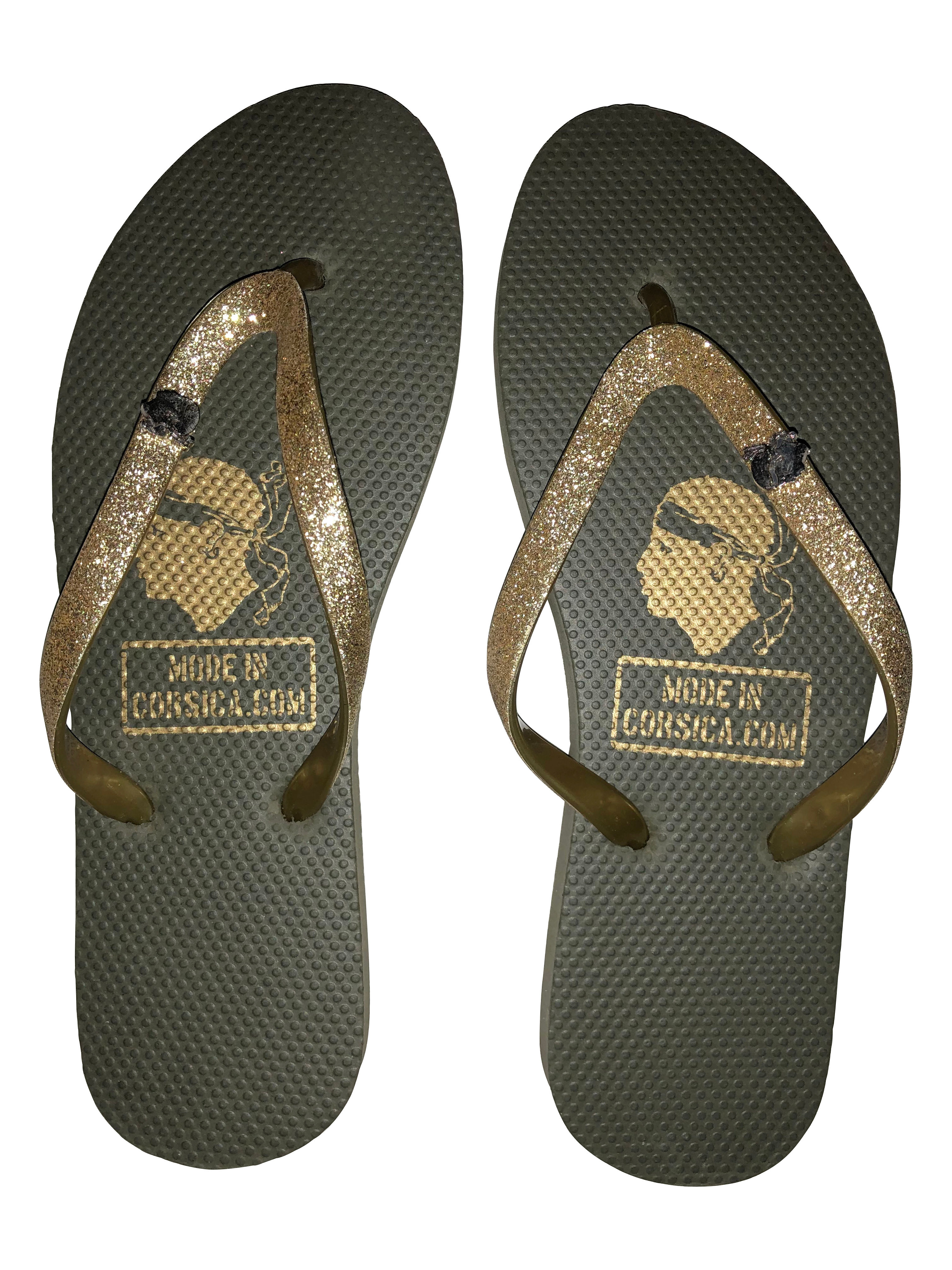 Tong Corse Kakie - Bride Or Pailletée