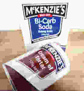 Make S.R Flour with bicarb and cream of tartat