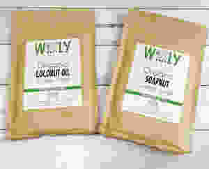 Organic Castile Soap and Soap Nut Laundry Liquid Concentrate